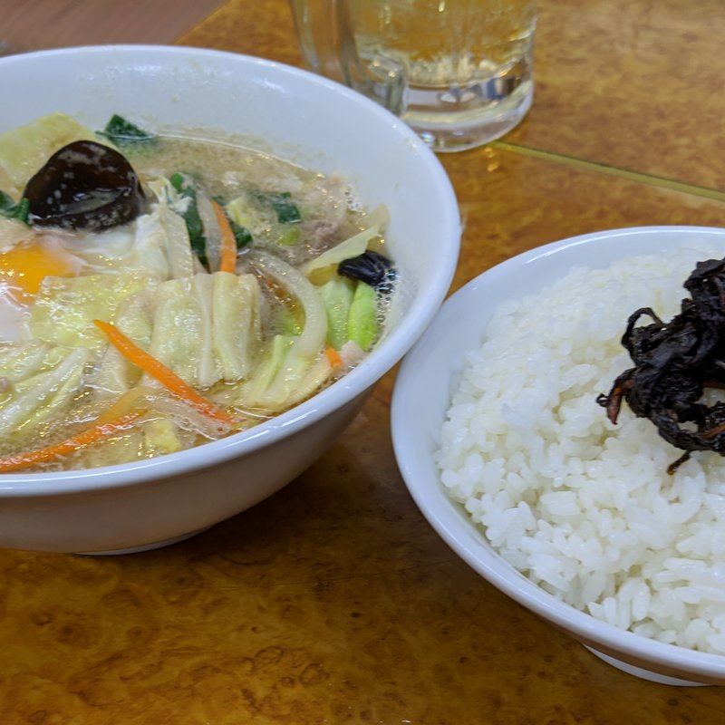 豚汁白飯(石狩亭)