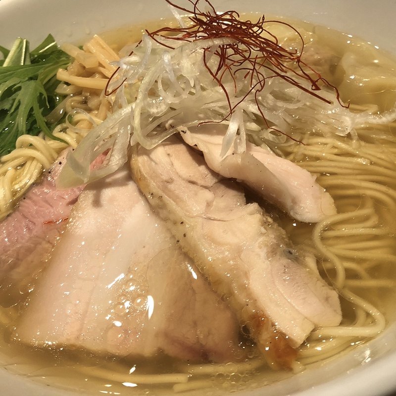 香彩鶏だし特製塩ラーメン(麺屋 翔 本店)
