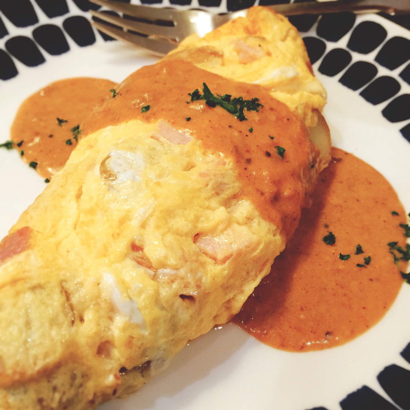 ベーコンとポテトの田舎風オムレツ(北欧料理リラ・ダーラナ)