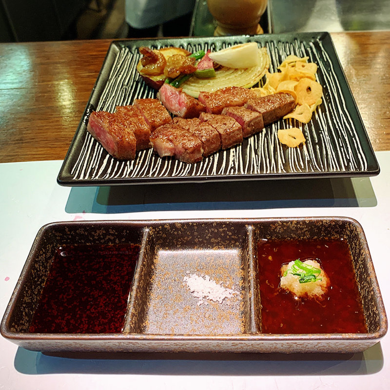 特選黒毛和牛ステーキ(サーロイン・ヒレ)(八丁堀黒きん )