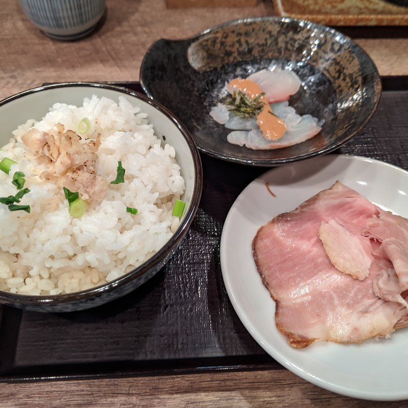 お茶漬けセット(鯛らぁめん 狐狸丸)
