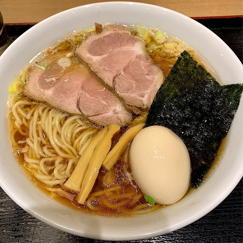 豚玉中華そば(舎鈴 東京サンケイビル店)