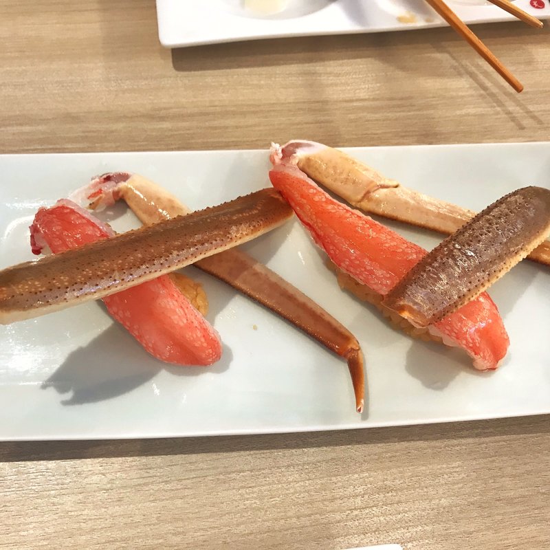 ズワイ蟹塩レモン(九州寿司 寿司虎 Aburi Sushi TORA)