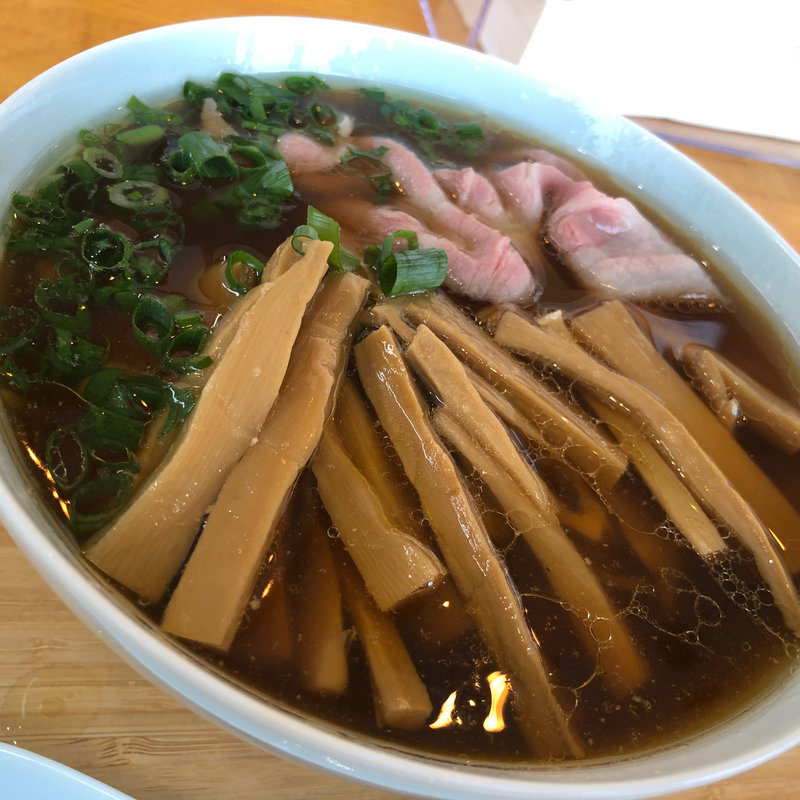 メンマそば(自家製麺と定食 弦乃月)