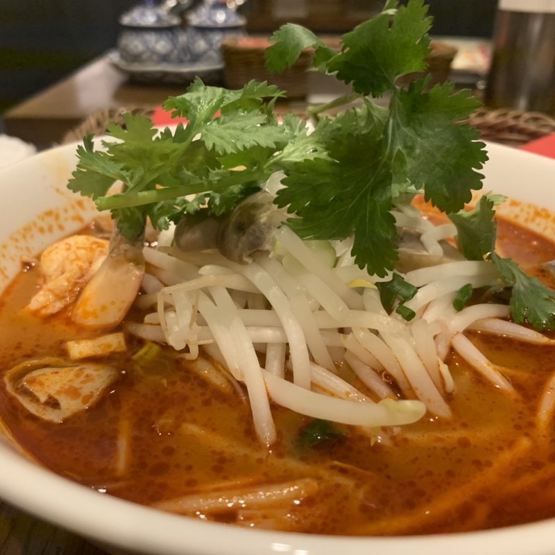 トムヤムクンヌードル海老入り(ティーヌン青山店)