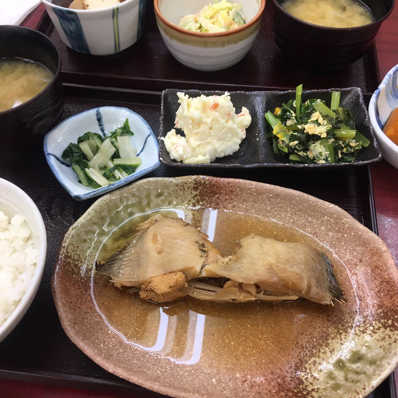 子持ちカレイ定食(やしろ食堂)