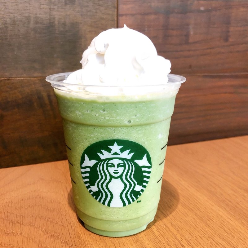 抹茶クリームフラペチーノ(スターバックスコーヒー アトレ四谷店)
