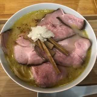 鶏白湯ラーメン(自家製麺と定食 弦乃月)