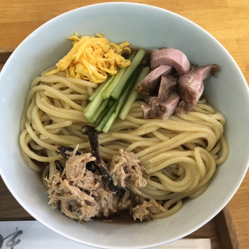 冷やし中華(自家製麺と定食 弦乃月)