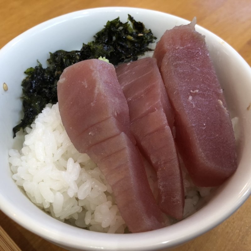 塩まぐろ飯(自家製麺と定食 弦乃月)
