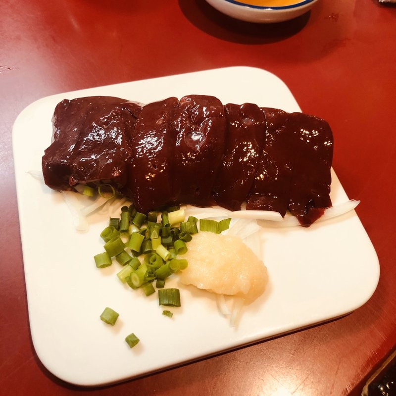 レバ刺し(ホルモン屋 だん 新橋総本店 （ホルモンヤ ダン）)
