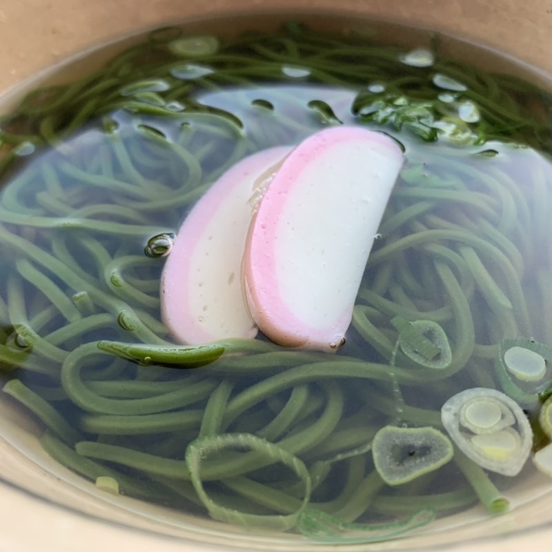 抹茶うどん(茶寮都路里 大丸東京店 （さりょうつじり）)