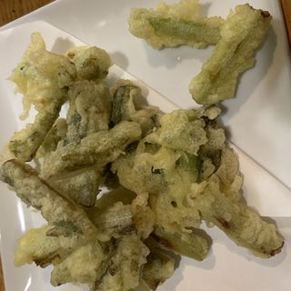 野沢菜の天ぷら(風林火山)