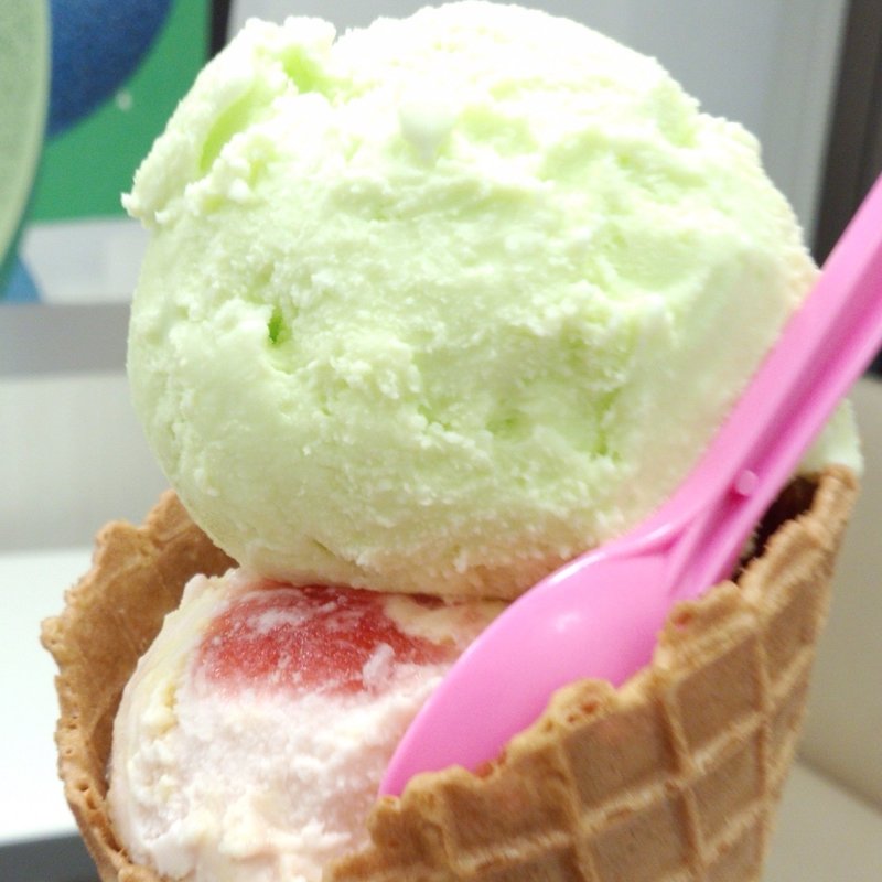 ワッフルコーン レギュラーダブル(サーティワンアイスクリーム 狛江店 )