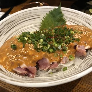鶏のタタキ(巻き串酒場 みしょりんしゃい)