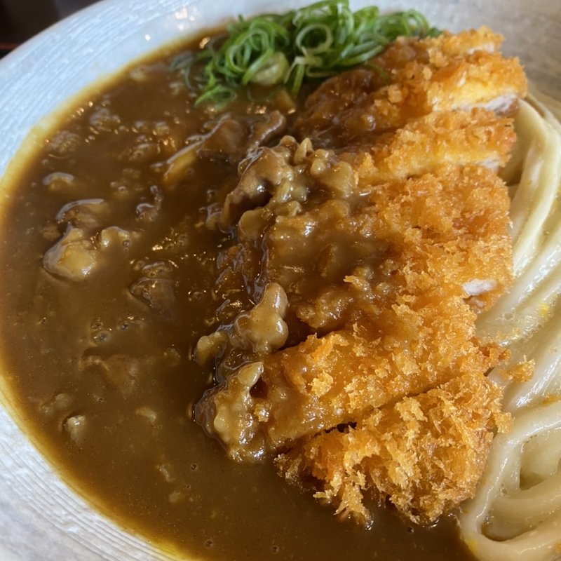 カツカレー釜玉(情熱うどん讃州 新大阪店)