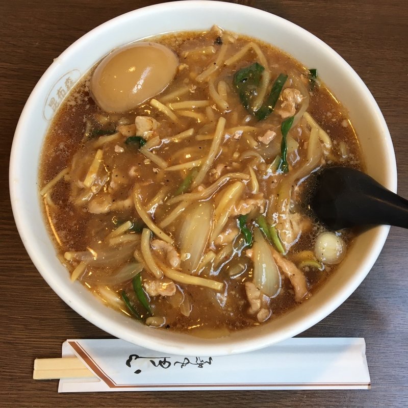 肉あんかけラーメン(昆布森)