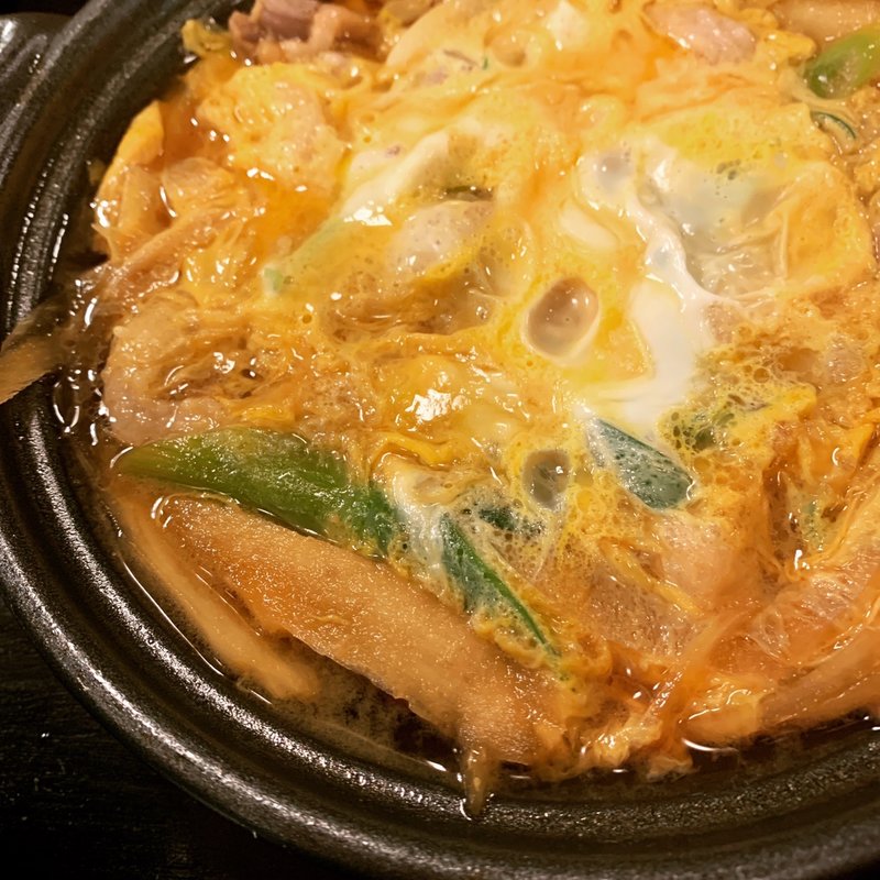 鴨柳川定食(若水(わかみず))