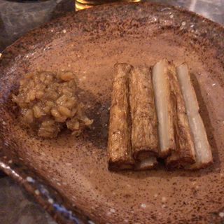 ごぼうの素揚げ(素揚げや 小岩別館)