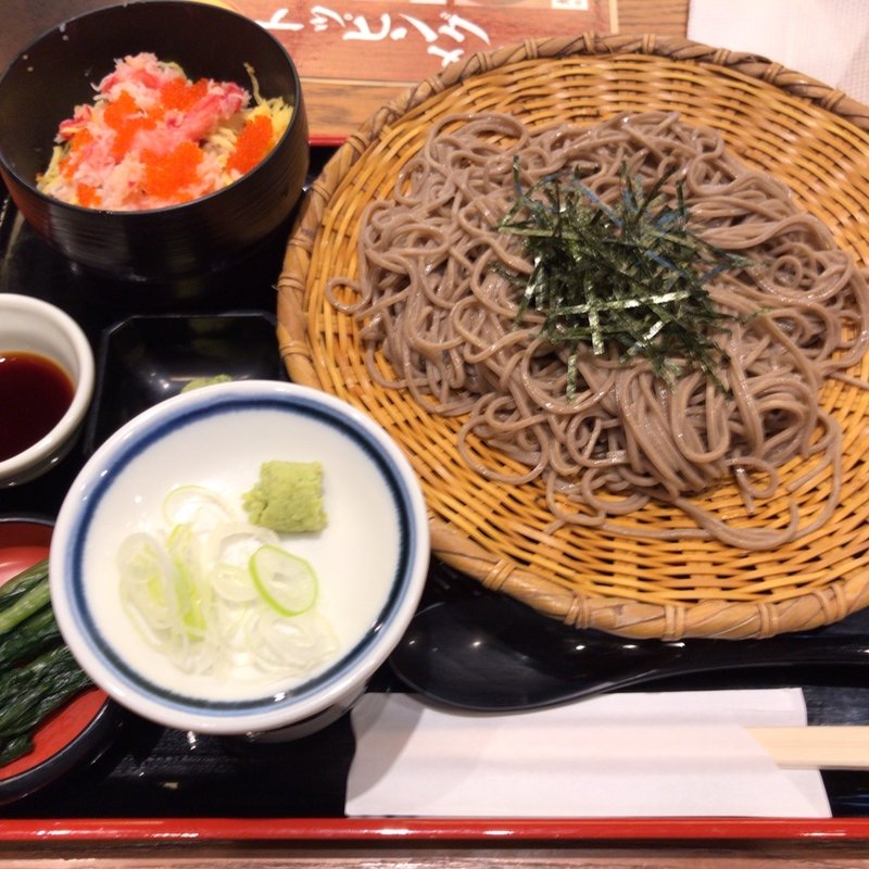 いくら丼セット(信州そば処 そじ坊 錦糸町楽天地ビル店)