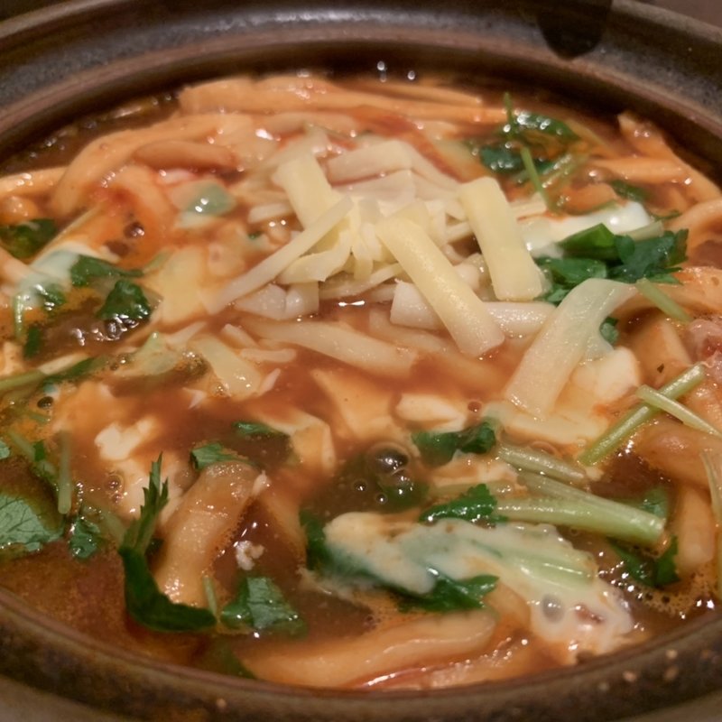 イタリアン味噌煮込みうどん(味噌煮込罠)