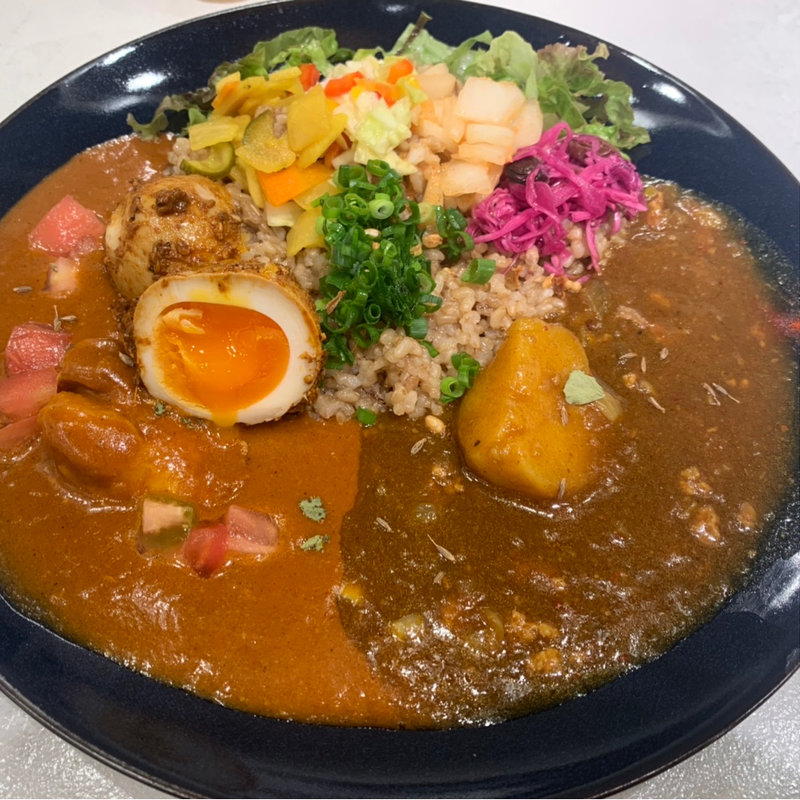 (「寝かせ玄米とカレー＆スパイスnuka（ヌーカ）」 東急フードショーエッジ店)
