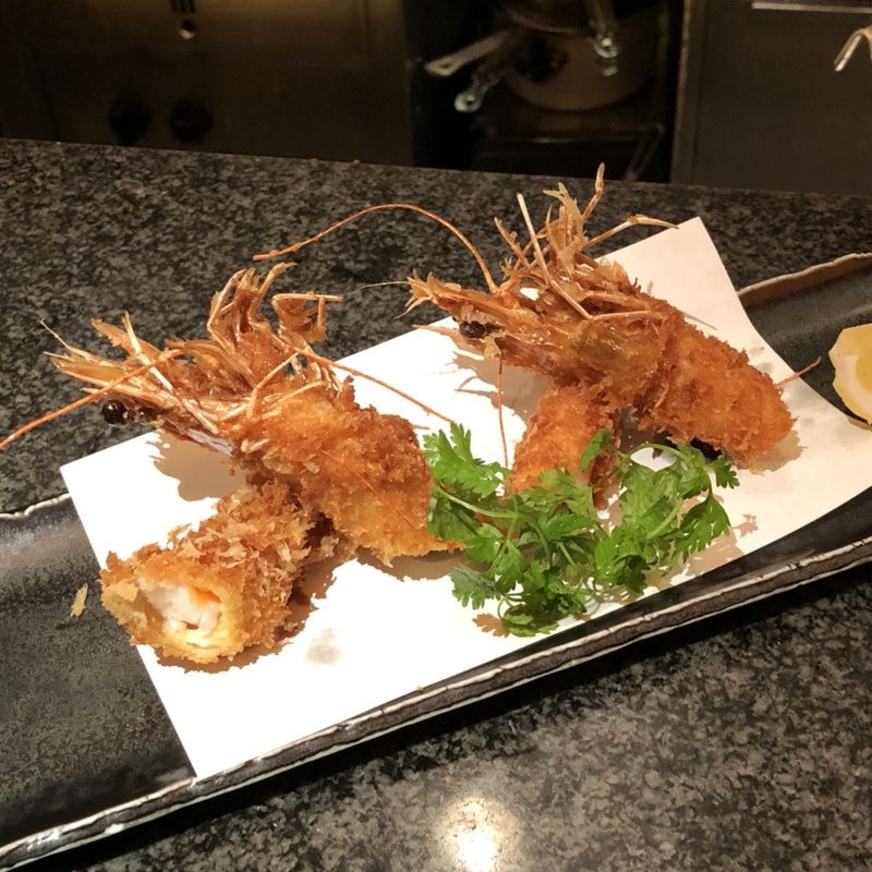 天使のエビフライ(とんかつ マンジェ)