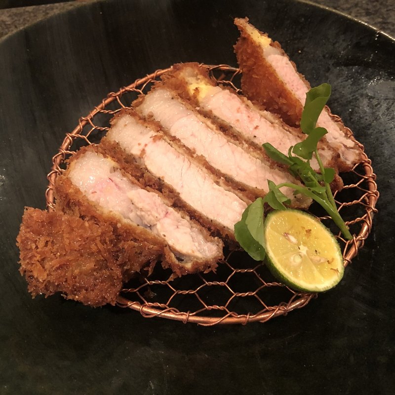 あじ豚ロースとんかつ(とんかつ マンジェ)