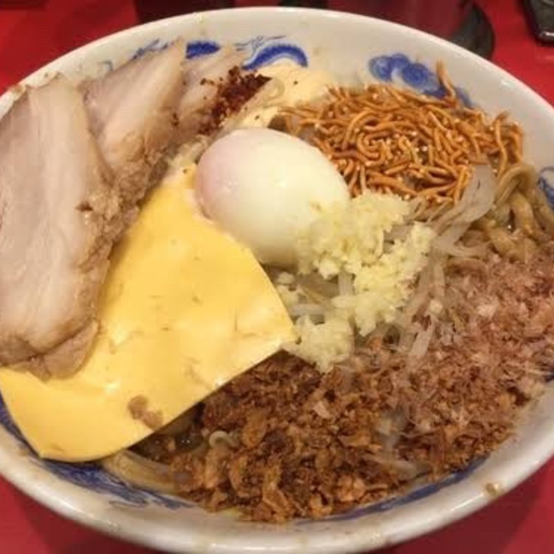 まぜそば　倍盛り　全ダブル(ジャンクガレッジ　和光店)