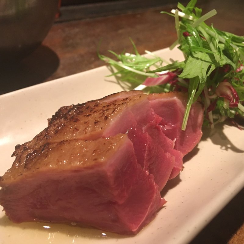 鴨のカルパッチョ(ゑびす堂)