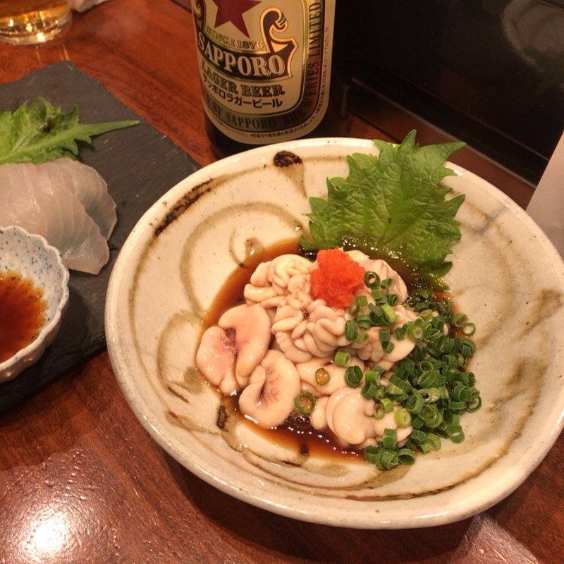 白子ぽん酢(地鶏と焼酎 すもも)