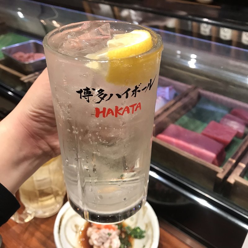 博多ハイボール(地鶏と焼酎 すもも)