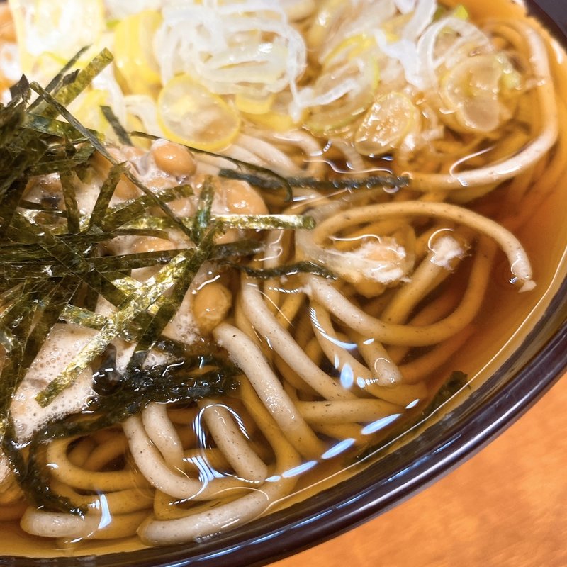 納豆そば(水戸上りそば )