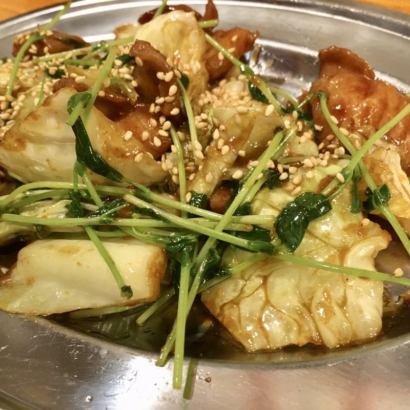 ホルモン炒め(マルイチ商店)