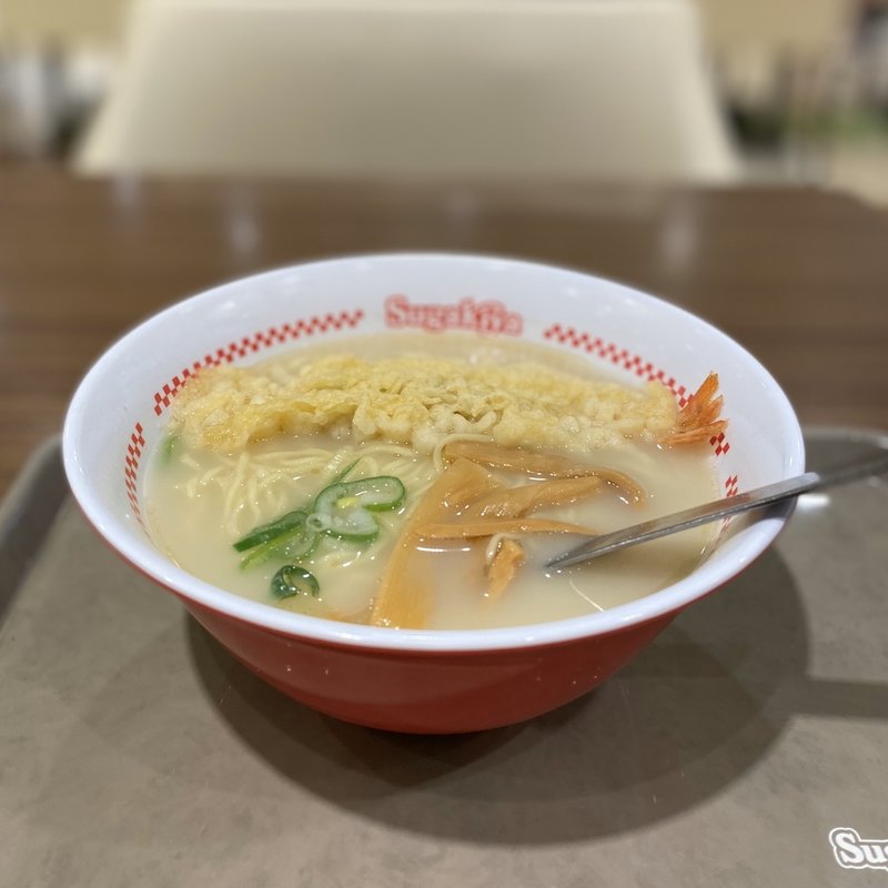 天ぷらラーメン(スガキヤ イオン八事店)