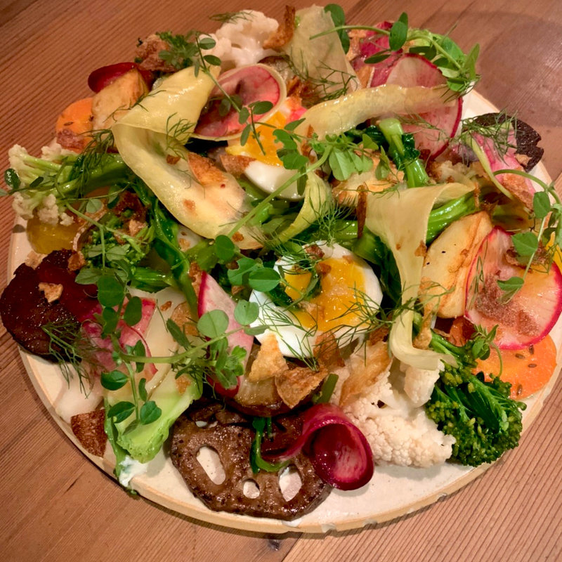 冬野菜のサラダ+柑橘(Peg)