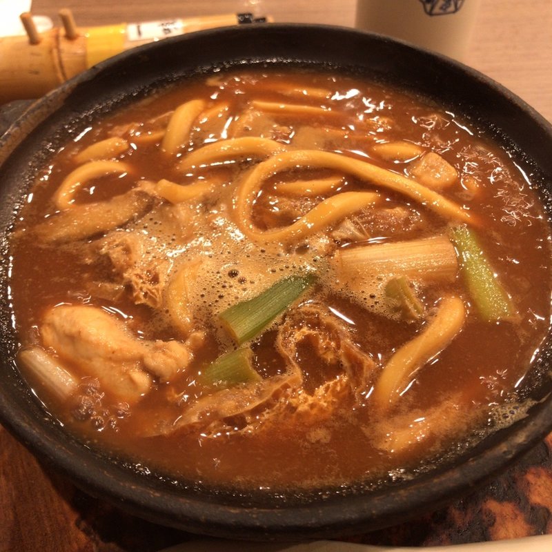 親子煮込みうどん(山本屋本店ルーセントタワー店)