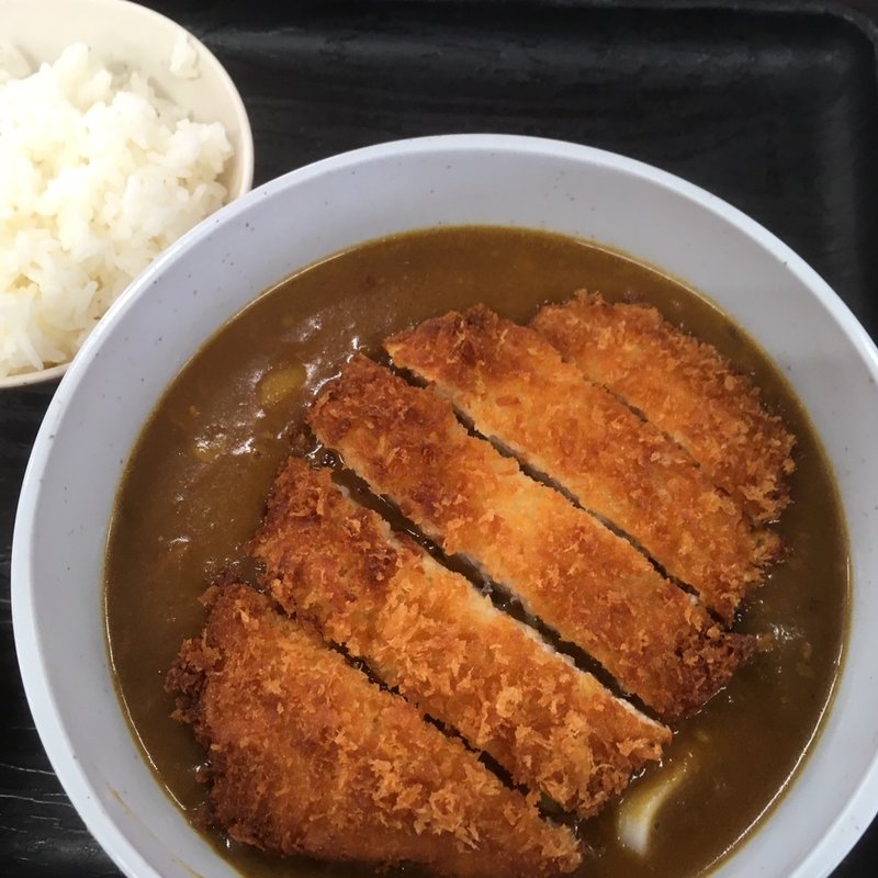 カツカレーぶっかけうどんセット(資さんうどん 諸岡店)