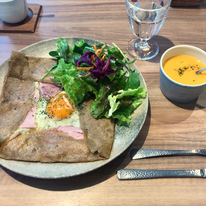 ガレット+スープセット(ariai)