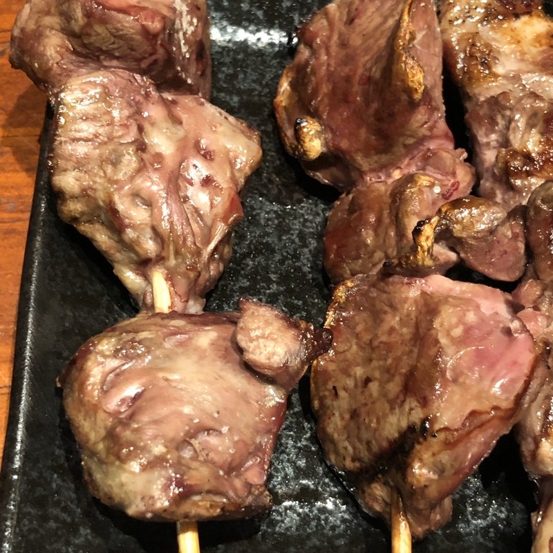 ハツ(2本)(浅草やきとん)