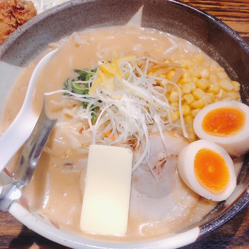 味噌バターコーンラーメン(俺流塩らーめん 東急本店前店)