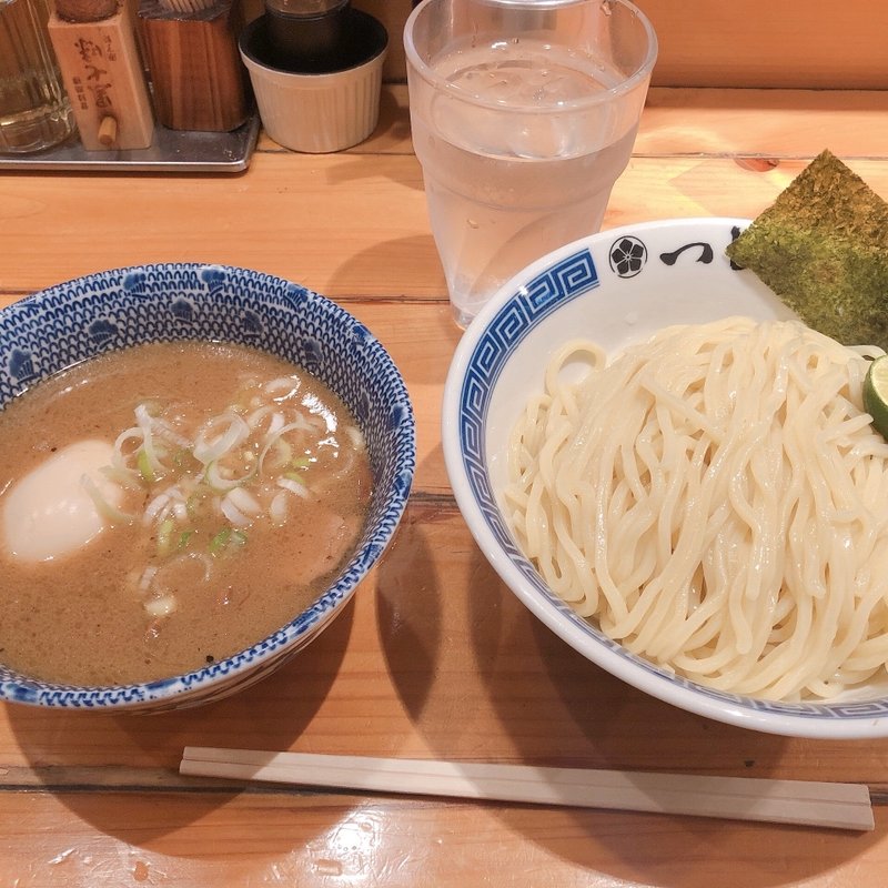濃厚味玉つけ麺(つじ田 飯田橋店)