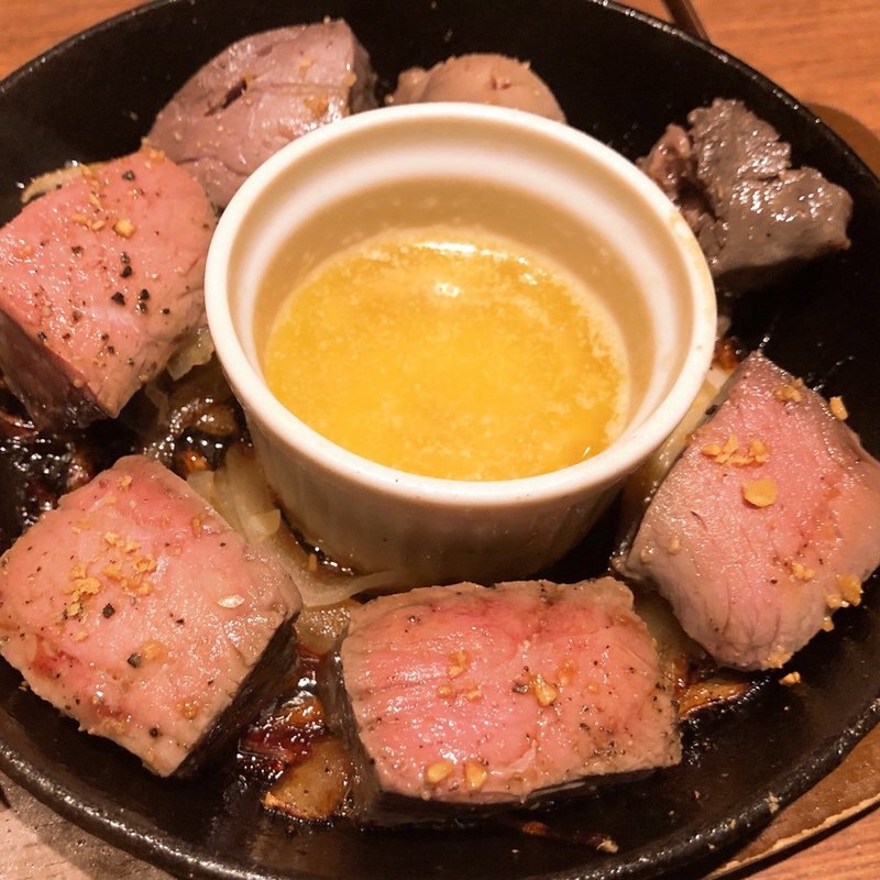 ブラックアンガスビーフステーキ～山わさびバター～(プロント 南池袋店 （PRONTO）)