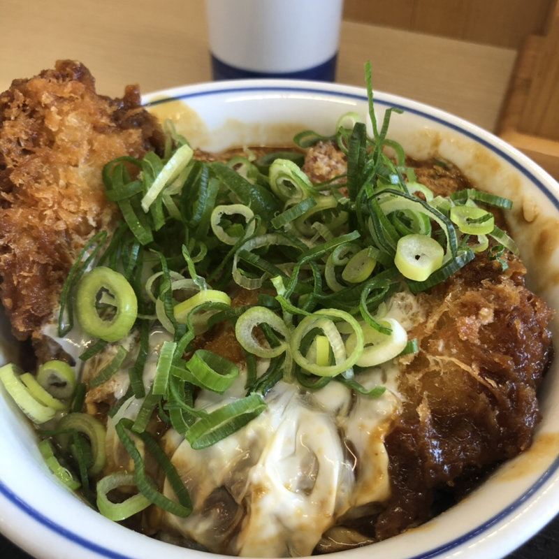 青ねぎ味噌チキンカツ丼(かつや 大阪泉佐野店)