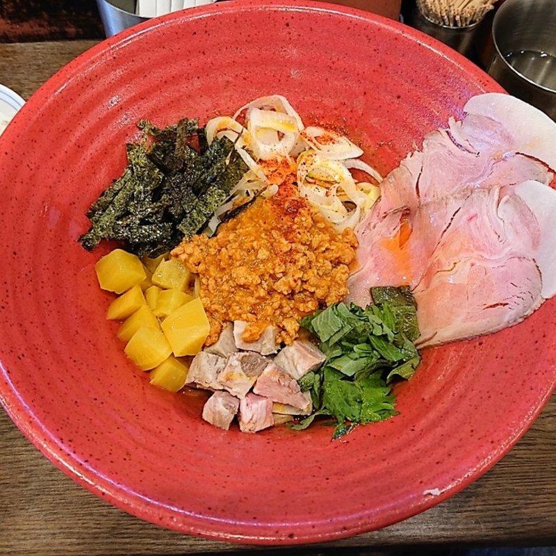 温製 汁なし味噌担担麺(味噌担担麺 style林)