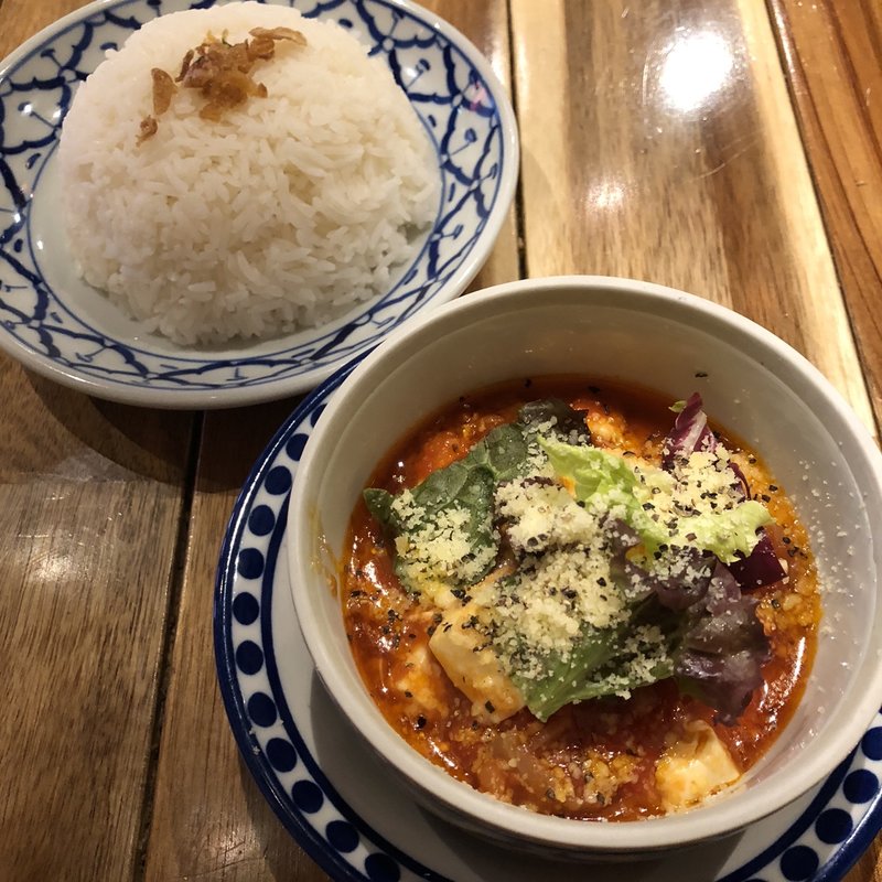 イタリアン麻婆豆腐(オリエンタルスプーン)