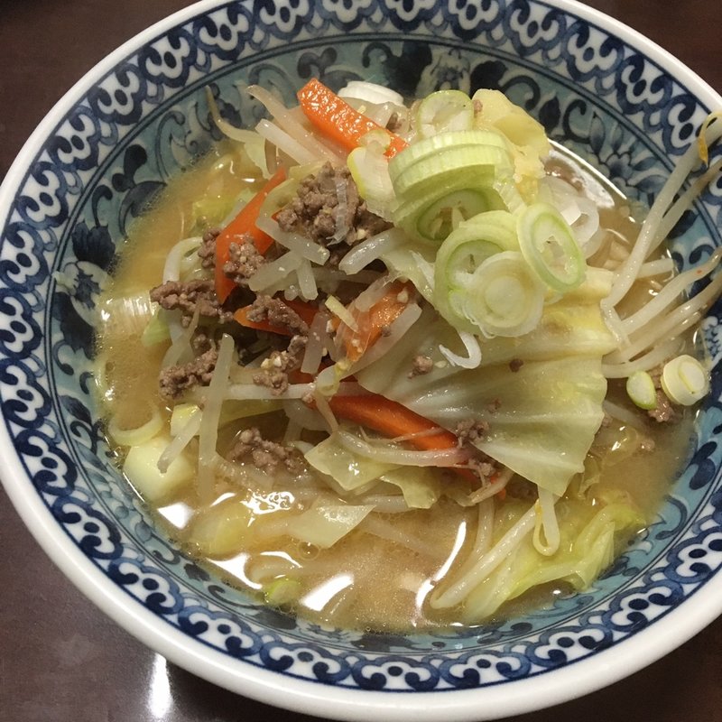 味噌ラーメン(創作料理　我家)