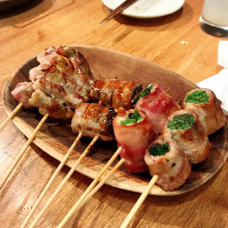 野菜巻き5串盛り(ミートマン 六本木店)