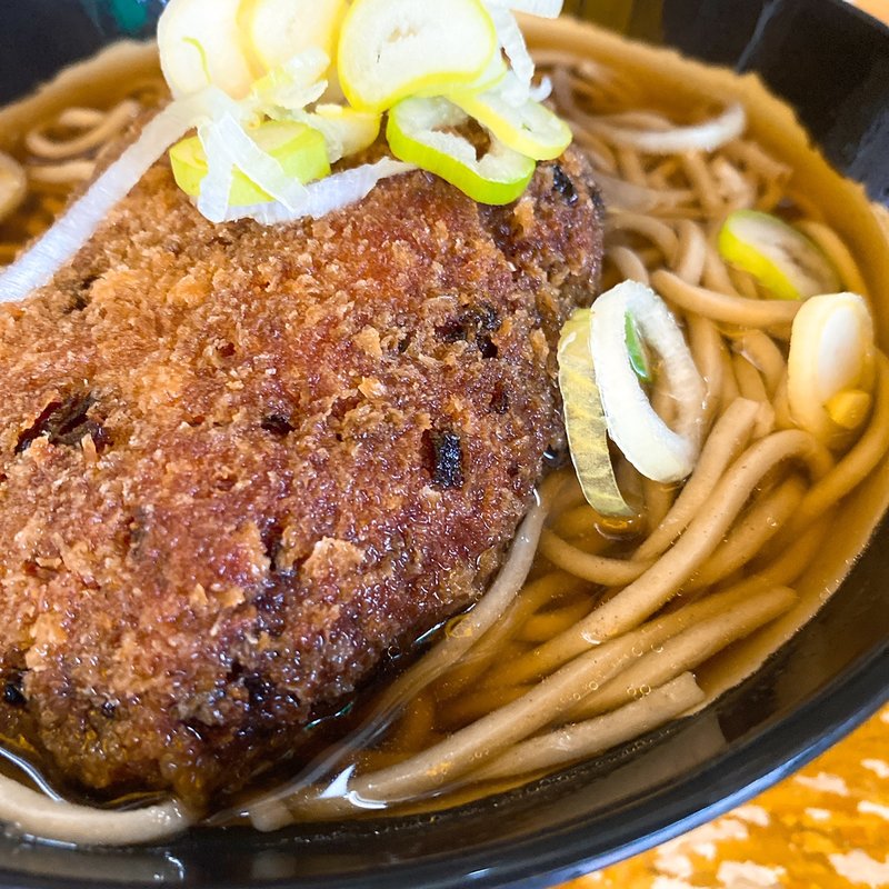 メンチそば(立喰そば 田舎)