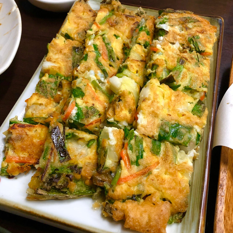 海鮮チヂミ(ママチキン)